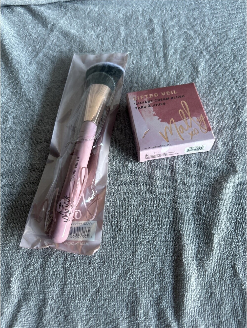 Mally XO LIFTED VEIL Radiant Cream Blush + Blush Brush Duo Set